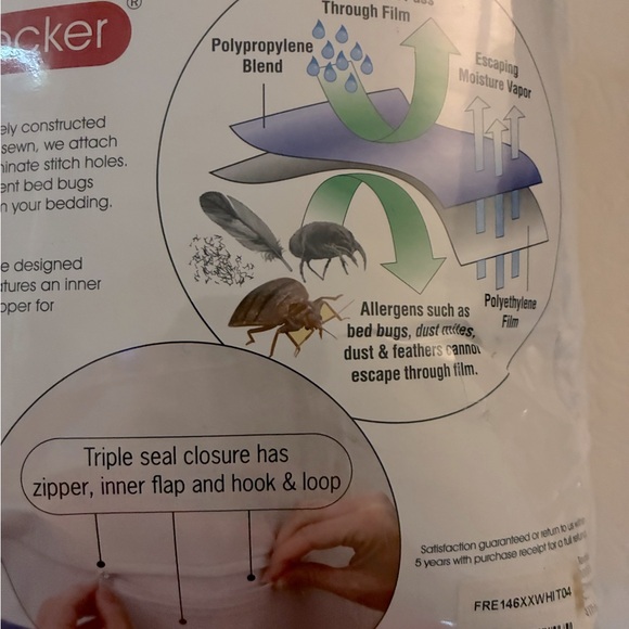 King size mattress protector NWOT - Picture 4 of 5